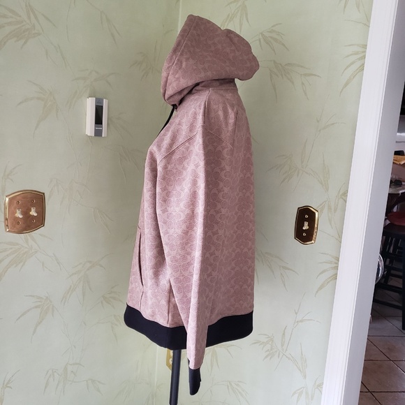 COACH SIGNATURE REXY HOODIE:NWT KHAKI MEDIUM CF608 - Picture 5 of 13